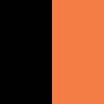 Jet Black-Electric Orange