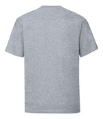 010M Light Oxford Back - short-sleeve t-shirt featuring a twin-needle coverseamed ribbed neck trim, self-fabric taped neck, double layer yoke and shoulder panels for durability, twin-needle armholes, and twin-needle sleeves and hem. Suitable for a 60°C domestic wash