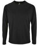 02071 - Sporty Long Sleeve Performance T-Shirt