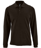 02087 - Perfect Long Sleeve Pique Polo Shirt