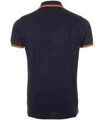 10577 French Navy-Neon Orange Back