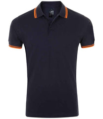 10577 French Navy-Neon Orange Front