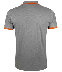 10577 Grey Marl-Orange Back