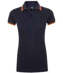 10578 French Navy-Neon Orange Front