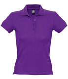 11310 - Ladies People Cotton Pique Polo Shirt - Red | Purple | Yellow