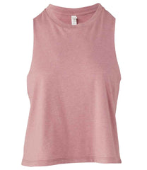 BL6682 -Bella Ladies Racer Back Cropped Tank Top