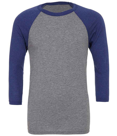 CV3200 Grey/Navy Triblend Front