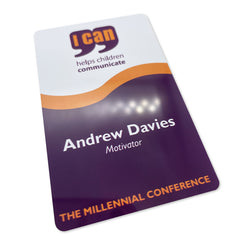 Conference Cards - Single Sided - Portrait