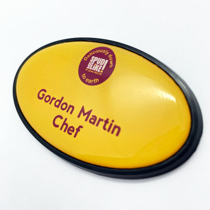 Premium Name Badges - Oval