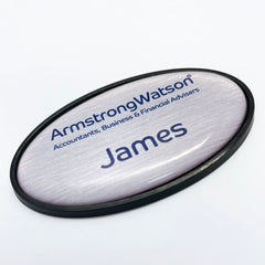 Deluxe Name Badges - Oval