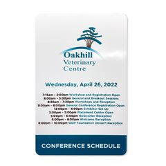 Conference Cards - Double Sided - Portrait