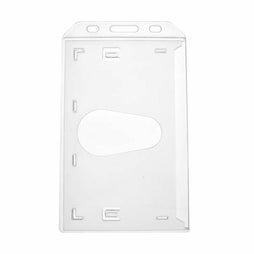 Enclosed ID Badge Holder - Portrait