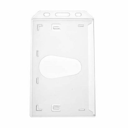 Enclosed ID Badge Holder - Portrait