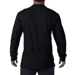 Premium Cotton Long Sleeve Double Pique Polo Shirt