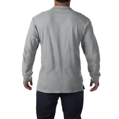 Premium Cotton Long Sleeve Double Pique Polo Shirt