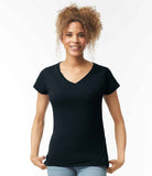 GD78 - SoftStyle Ladies V Neck T-Shirt