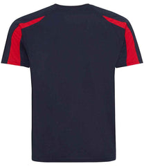 JC003 French Navy/Fire Red Back
