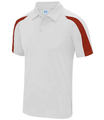 JC043 Arctic White-Fire Red Front