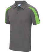 JC043 Charcoal-Lime Green Front