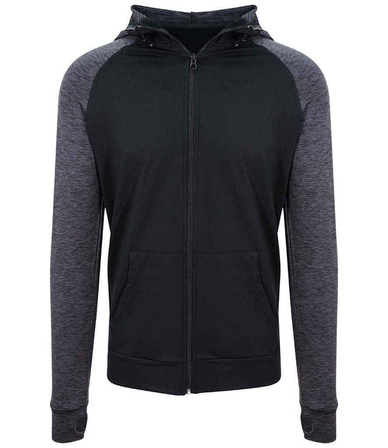 JC057 Black/Black Slate Melange Front