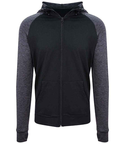 JC057 Black/Black Slate Melange Front