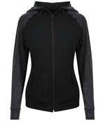 JC058 Black/Black Slate Melange Front
