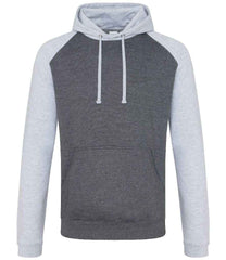 JH009 Charcoal/Heather Grey Front