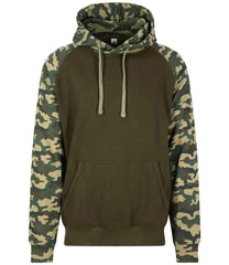 JH009 Solid Green/Green Camo Front