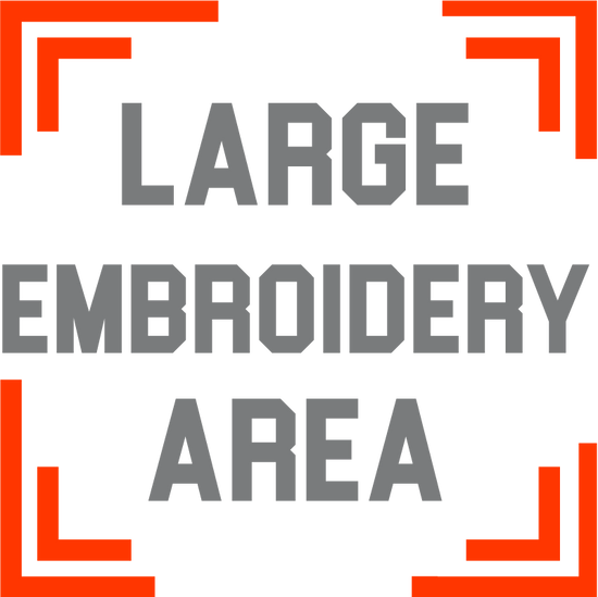 Embroidery Area - Back - Large