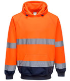PW1250 - Hi-Vis Two Tone Hooded Sweatshirt