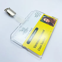 Enclosed ID Badge Holder - Landscape