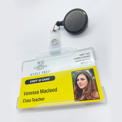 Open Faced ID Card Holder - Landscape