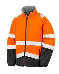 Hi-Vis Safeguard Safety Softshell Jacket