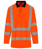 Hi-Vis Long Sleeve Polo Shirt