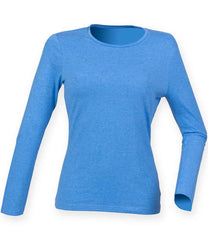 SK124 Heather Blue Front
