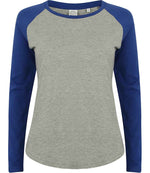 SK271 Heather Grey/Royal Front