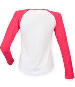 SK271 White/Hot Pink Back