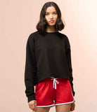 SK515 - Ladies Cropped Slounge Sweatshirt