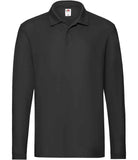 SS24 - Premium Long Sleeve Cotton Pique Polo Shirt