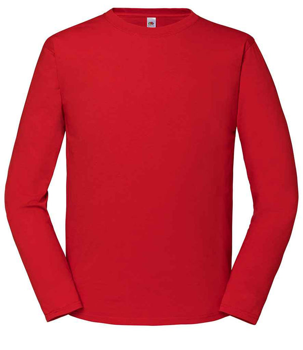SS624 -Fruit Loom Iconic 195 Premium Long Sleeve T-Shirt