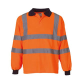 Hi-Vis Long Sleeve Polo Shirt
