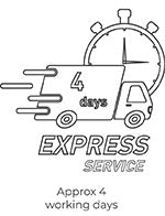 Button Badge Options - Express Service