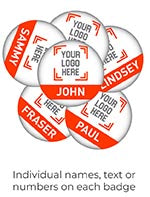 Button Badge Options - Individual Text